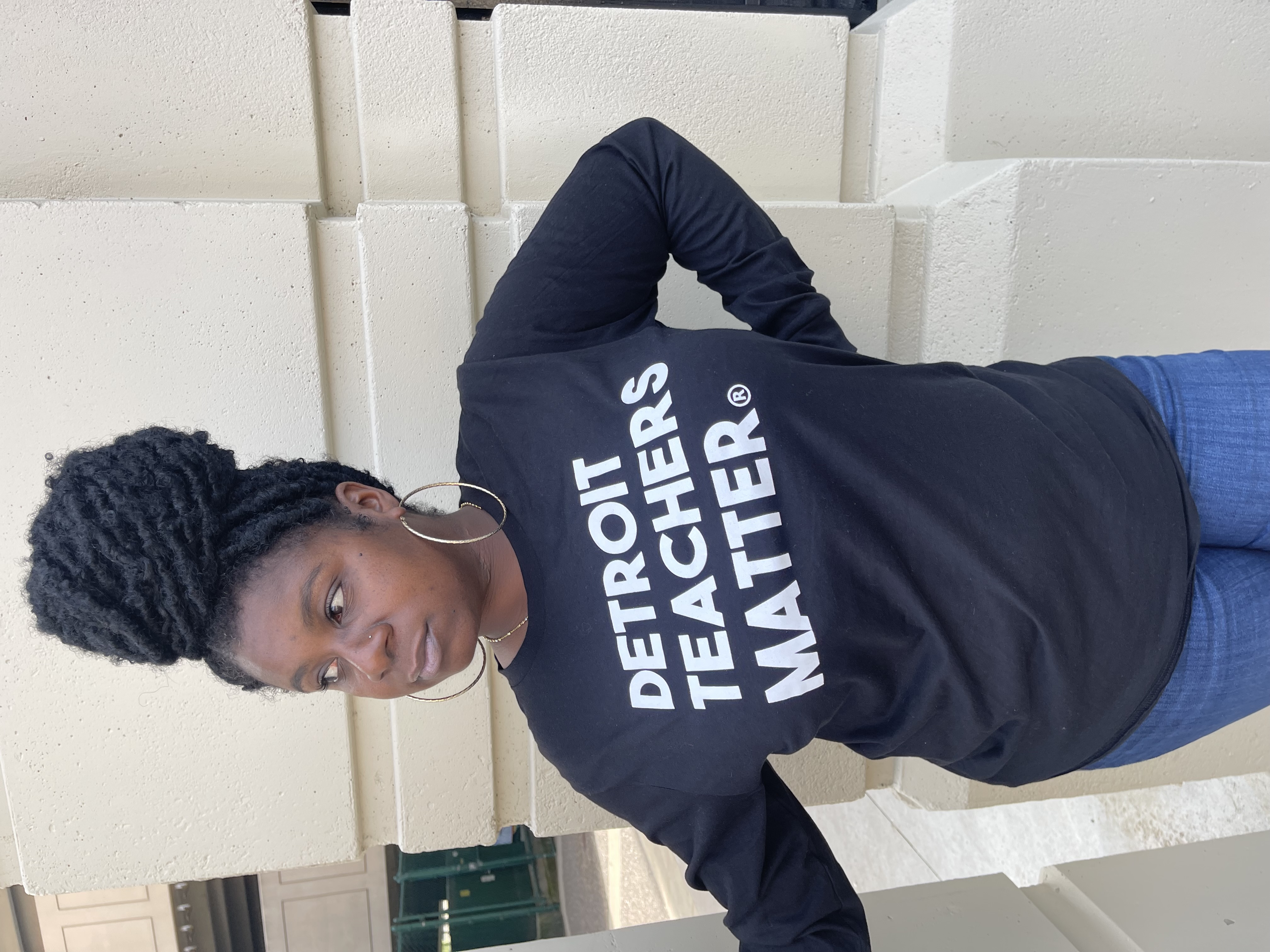 Detroit Teachers Matter Long Sleeve Tee